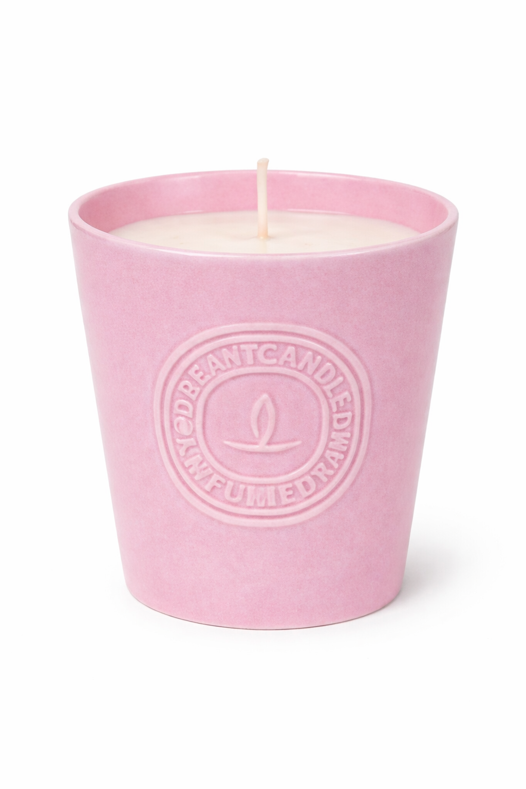 Front view of Lumine Cherry Blossom & White Jasmine soy wax candle (775g) on a white background.