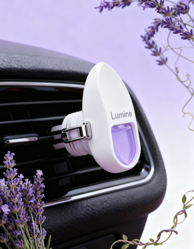Lumine Lavender Car Diffuser | Aromatic Lavender Chamomile Clean Musk