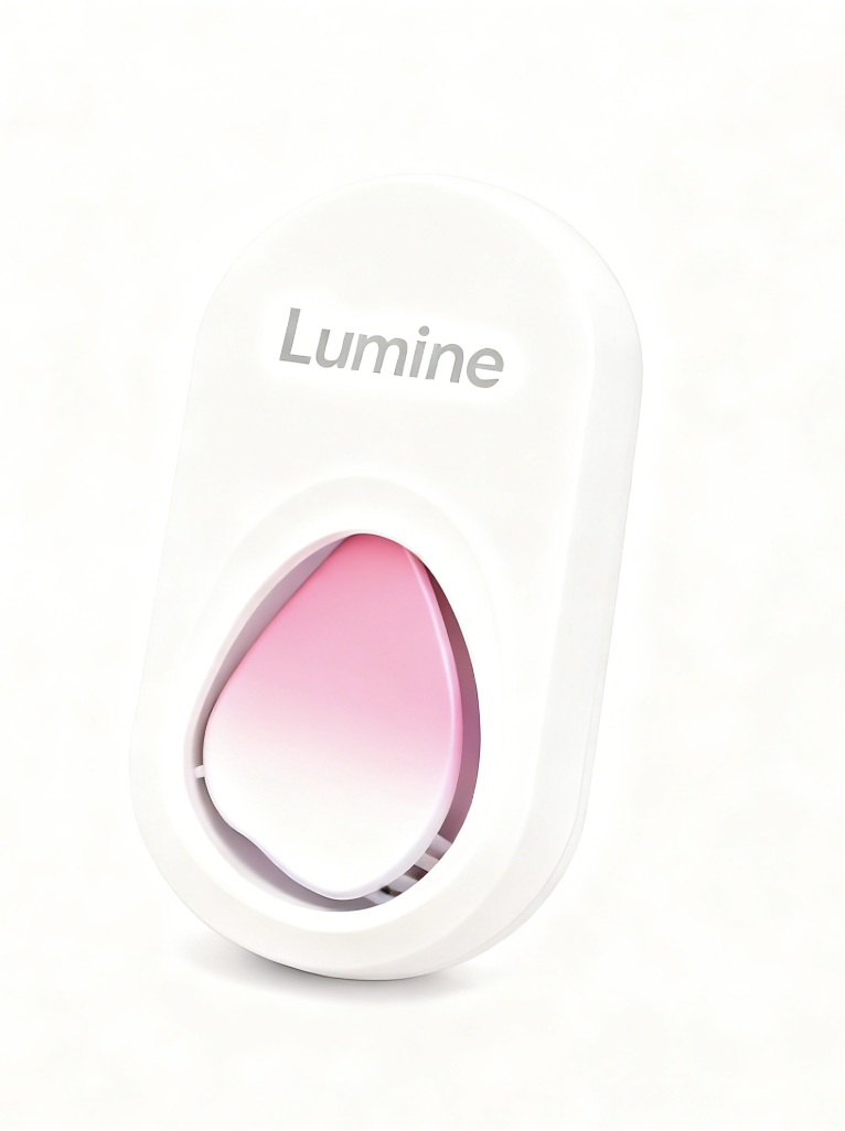 Lumine Peach Car Diffuser — White Peach Car Air Freshener