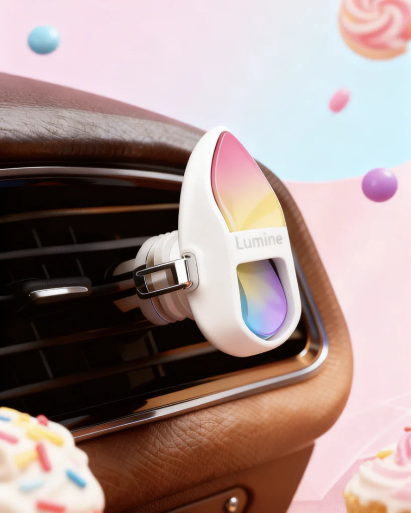 Lumine Cake Car Diffuser — Vanilla Buttercream & Baked Sugar