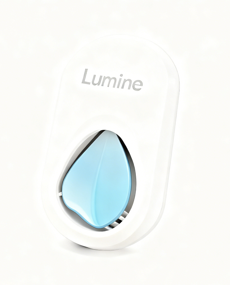 Lumine Sea Salt Car Diffuser — Fresh Marine, Citrus & Driftwood
