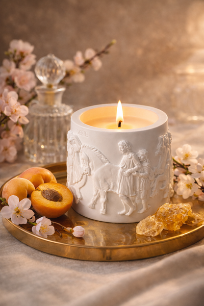 Peach Blossom & Ambergris Soy Candle | Relief Atelier | Lumine